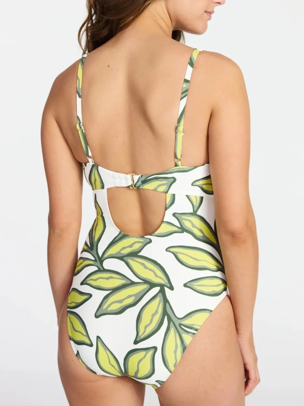 Time and Tru Collections Double Cord Tunnel One Piece Swimsuit Large (12/14)